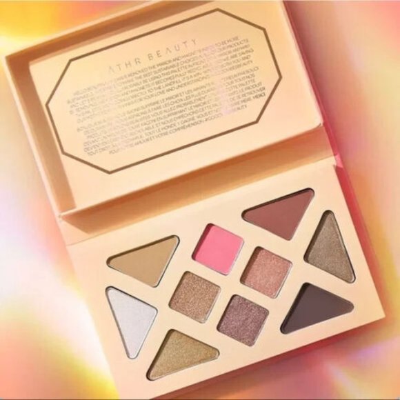 ATHR BEAUTY Desert Sunset Eyeshadow Palette 10 Shade Metallic Matte NEW in Box - Picture 1 of 10